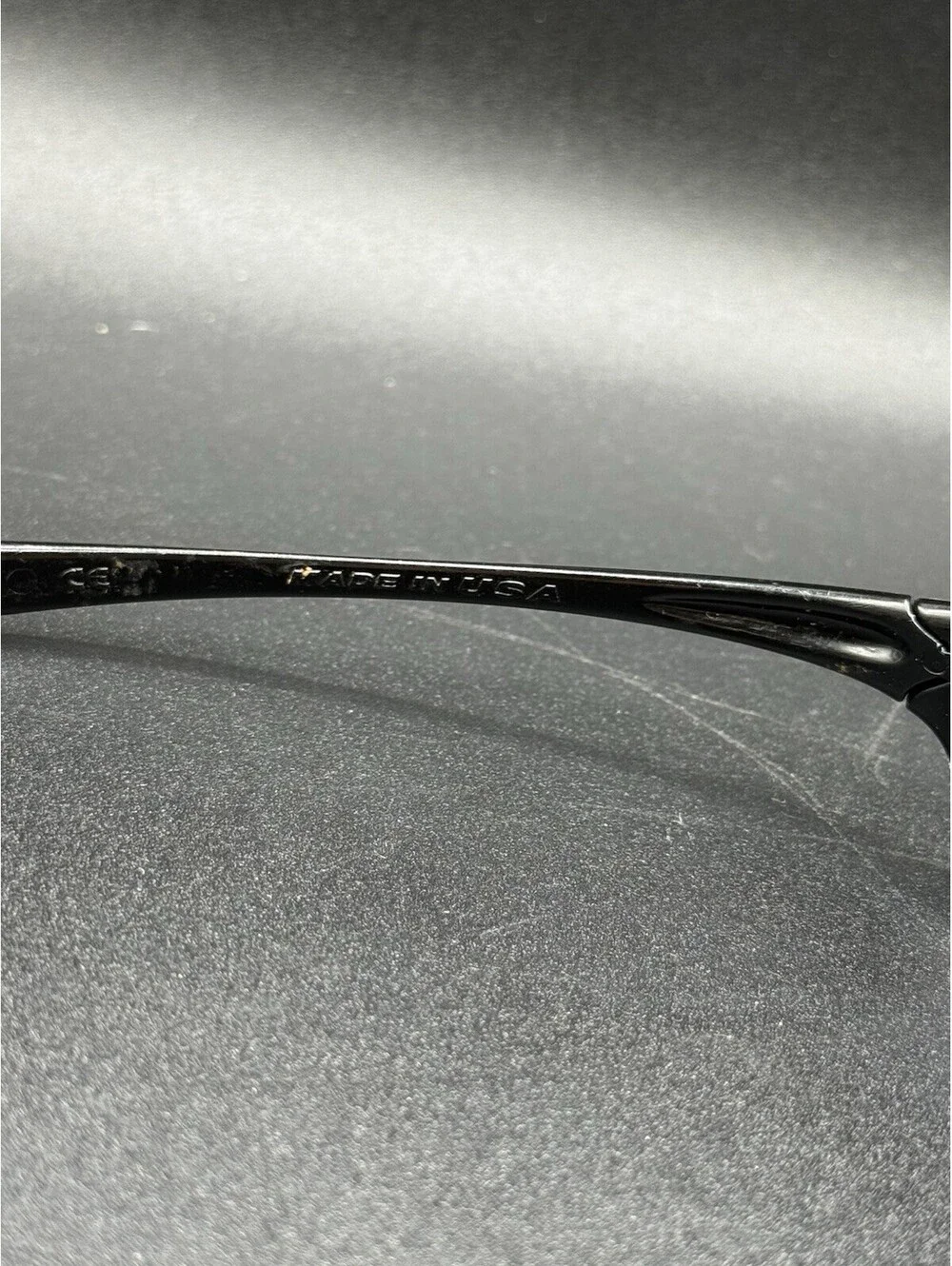 Oakley XS Fives Polished Black/Blue Iridium Lenses